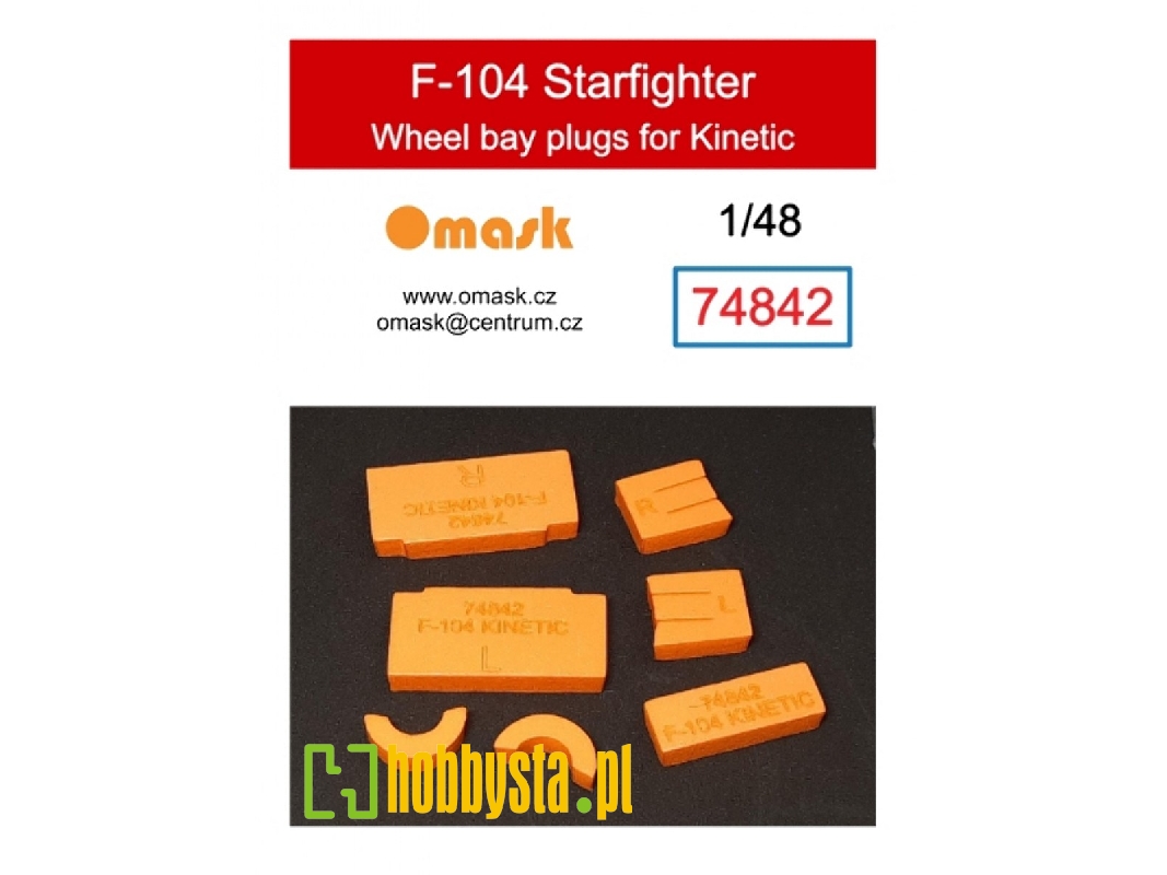F-104 Starfighter Wheel Bay Plugs (For Kinetic) - image 1 F-104 Starfighter Wheel Bay Plugs (For Kinetic) - image 1