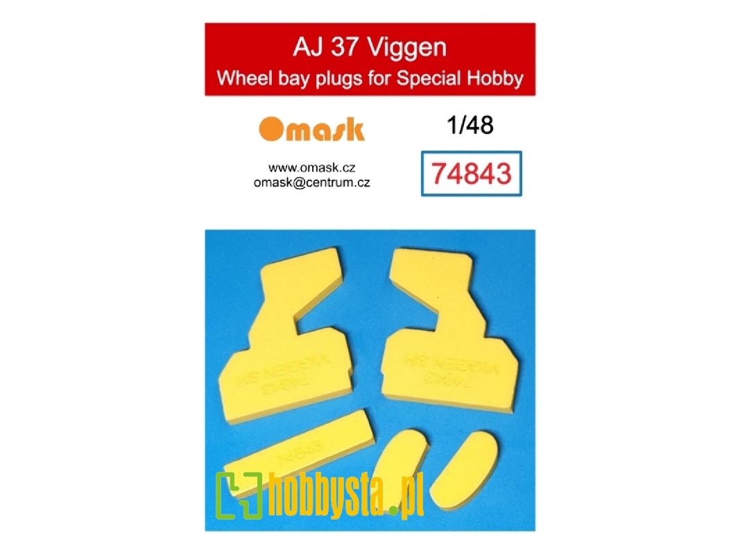 Aj 37 Viggen Wheel Bay Plugs (For Special Hobby) - image 1 Aj 37 Viggen Wheel Bay Plugs (For Special Hobby) - image 1