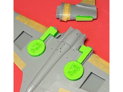 P-40 Warhawk Wheel Bay Plugs (For Hasegawa) - image 2
