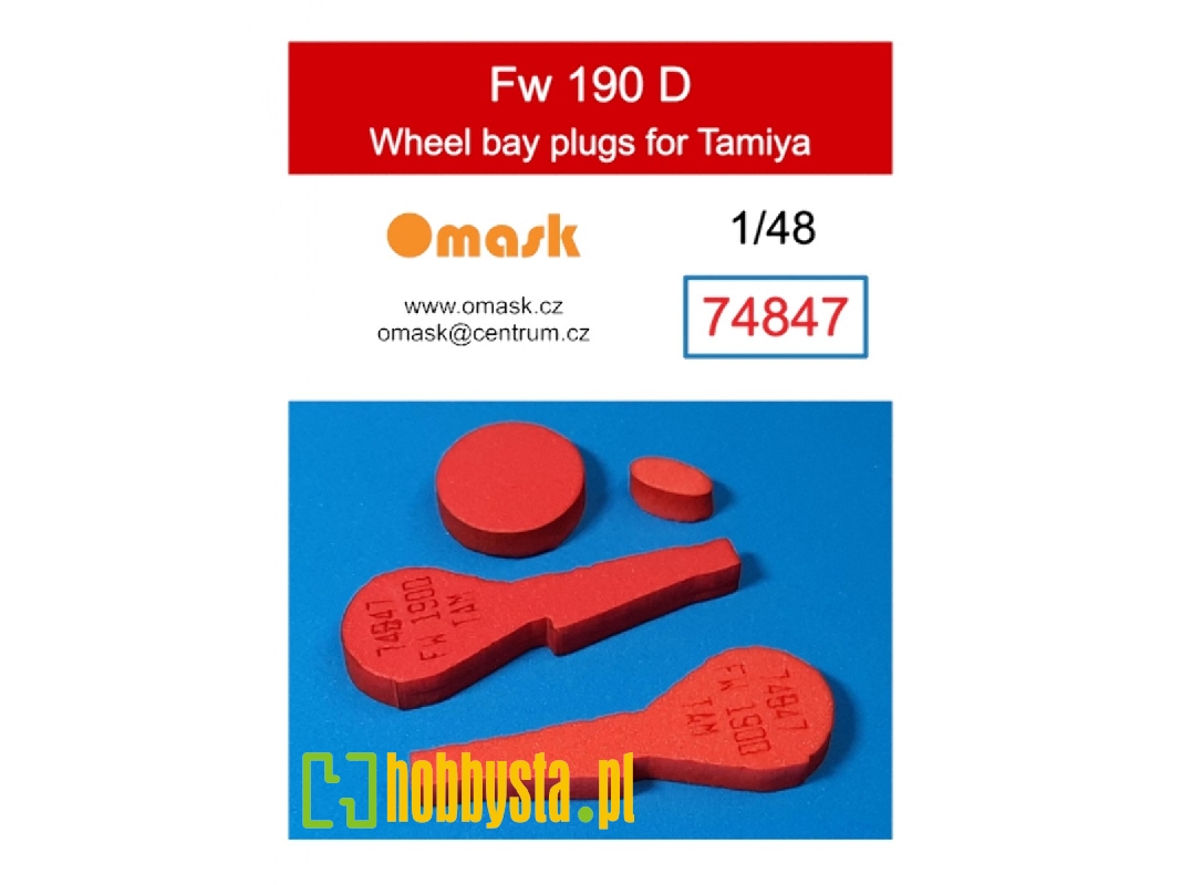 Fw 190 D Wheel Bay Plugs (For Tamiya 61041, 61081, 25213) - image 1 Fw 190 D Wheel Bay Plugs (For Tamiya 61041, 61081, 25213) - image 1