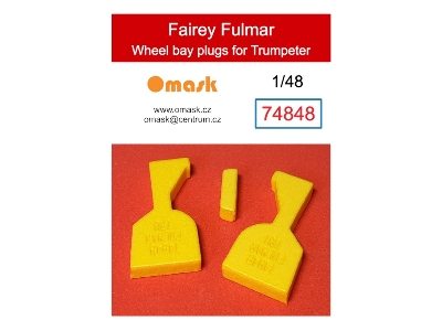 Fairey Fulmar Wheel Bay Plugs (For Trumpeter 05822) - image 1