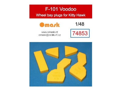 F-101 Voodoo Wheel Bay Plugs (For Kitty Hawk 80114, 80115, 80116) - image 1