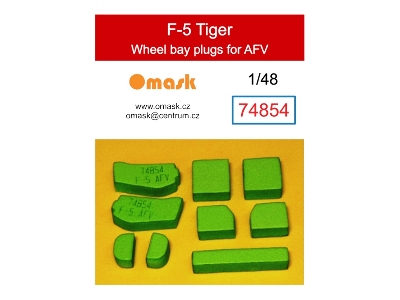F-5 Tiger Wheel Bay Plugs (For Afv) - image 1