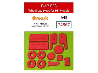 B-17 F/G Wheel Bay Plugs (For Hk Models 01f001, 01f002) - image 1