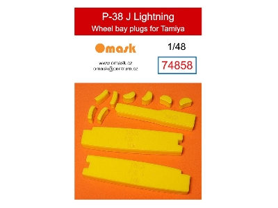 P-38 J Lightning Wheel Bay Plugs (For Tamiya) - image 1
