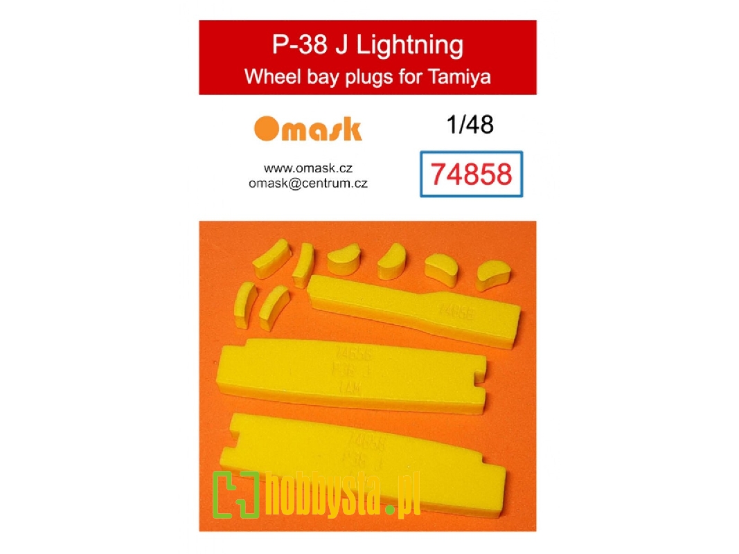 P-38 J Lightning Wheel Bay Plugs (For Tamiya) - image 1 P-38 J Lightning Wheel Bay Plugs (For Tamiya) - image 1
