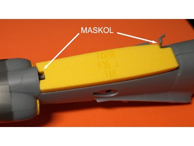 P-38 J Lightning Wheel Bay Plugs (For Tamiya) - image 3