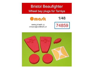Bristol Beaufighter Wheel Bay Plugs (For Tamiya 61053, 61064, 61067) - image 1