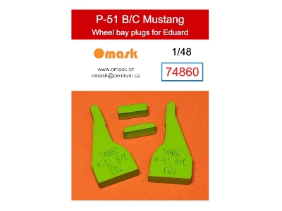 P-51 B/C Mustang Wheel Bay Plugs (For Eduard) - image 1