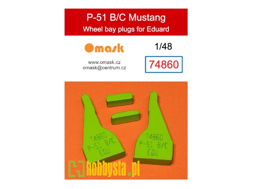 P-51 B/C Mustang Wheel Bay Plugs (For Eduard) - image 1 P-51 B/C Mustang Wheel Bay Plugs (For Eduard) - image 1