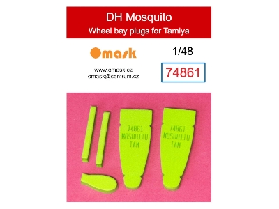Dh Mosquito Wheel Bay Plugs (For Tamiya) - image 1
