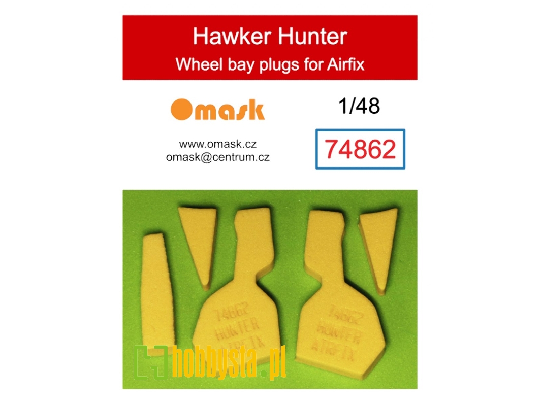 Hawker Hunter Wheel Bay Plugs (For Airfix) - image 1 Hawker Hunter Wheel Bay Plugs (For Airfix) - image 1
