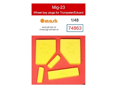 Mig-23 Wheel Bay Plugs (For Trumpeter/Eduard) - image 1