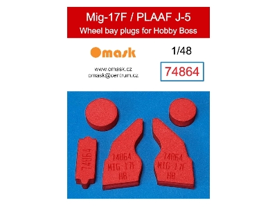Mig-17f / Plaaf J-5 Wheel Bay Plugs (For Hobby Boss) - image 1