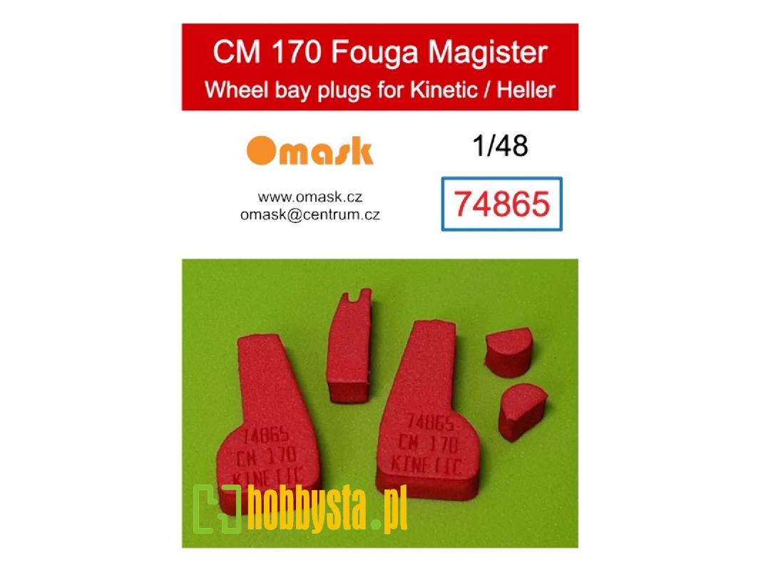 Cm 170 Fouga Magister Wheel Bay Plugs (For Kinetic/Heller) - image 1 Cm 170 Fouga Magister Wheel Bay Plugs (For Kinetic/Heller) - image 1