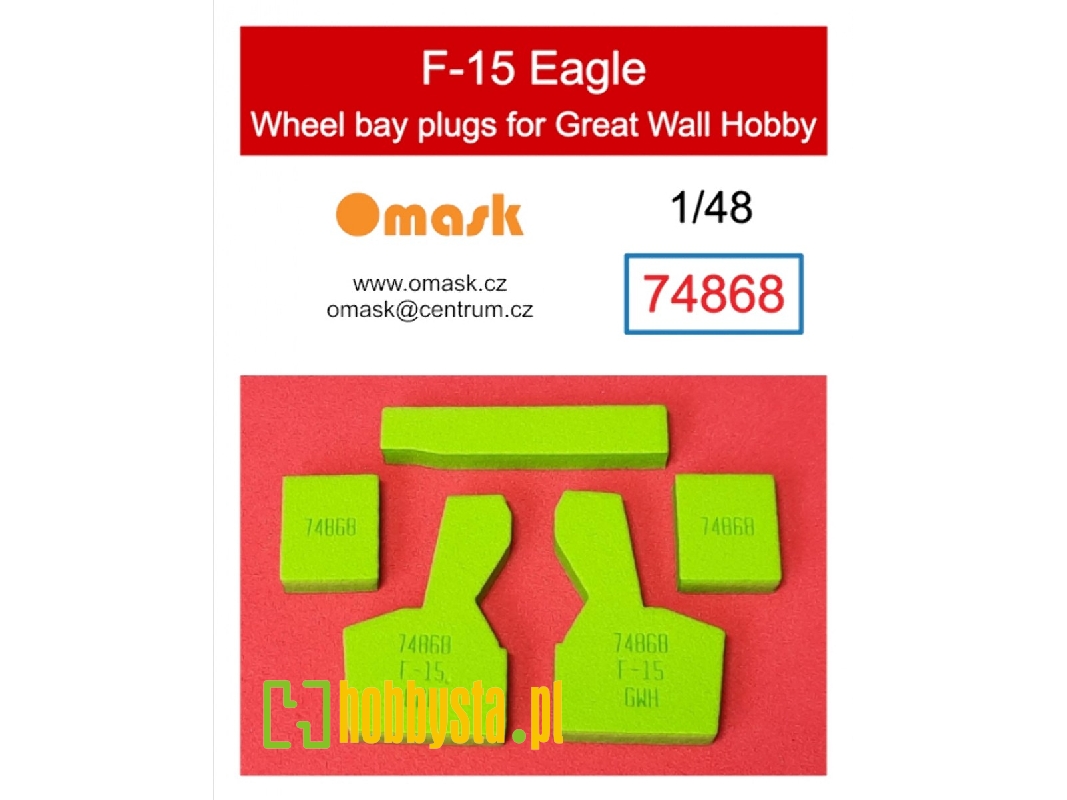 F-15 Eagle Wheel Bay Plugs (For Gwh) - image 1 F-15 Eagle Wheel Bay Plugs (For Gwh) - image 1