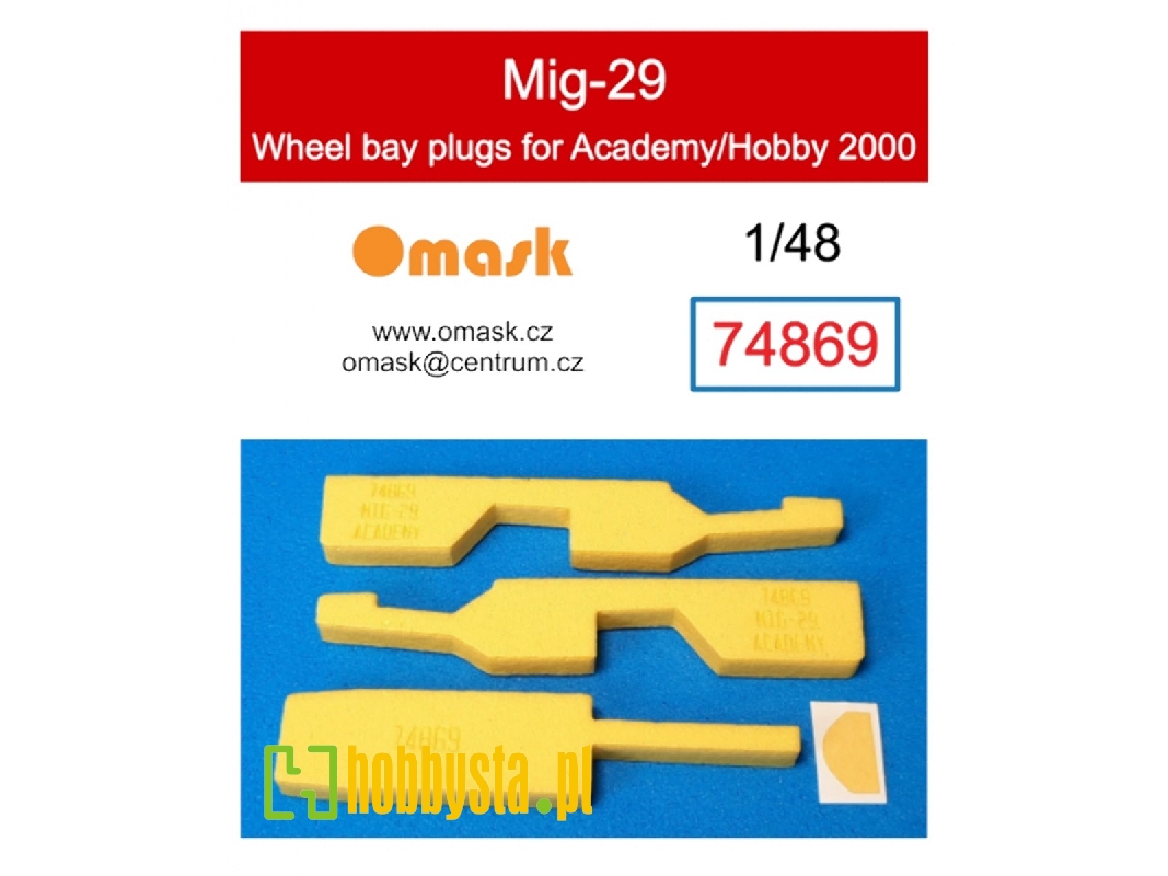 Mig-29 Wheel Bay Plugs (For Academy/Hobby 2000) - image 1 Mig-29 Wheel Bay Plugs (For Academy/Hobby 2000) - image 1
