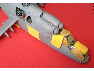 Mil Mi-24 Wheel Bay Plugs (For Zvezda/Eduard) - image 2
