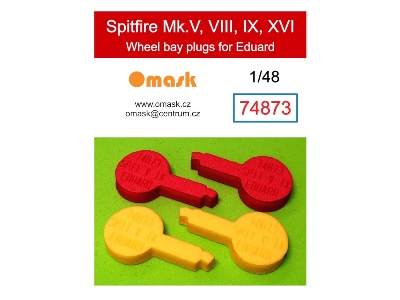 Spitfire Mk.V, Viii, Ix, Xvi Wheel Bay Plugs (For Eduard) - image 1