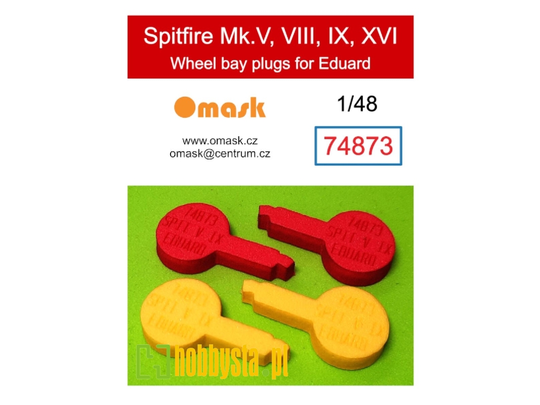 Spitfire Mk.V, Viii, Ix, Xvi Wheel Bay Plugs (For Eduard) - image 1 Spitfire Mk.V, Viii, Ix, Xvi Wheel Bay Plugs (For Eduard) - image 1