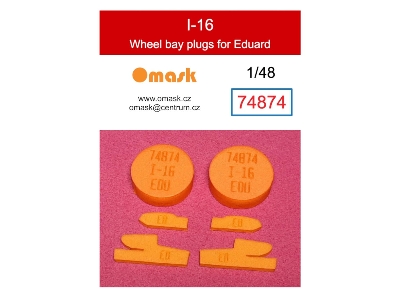 I-16 Wheel Bay Plugs (For Eduard) - image 1