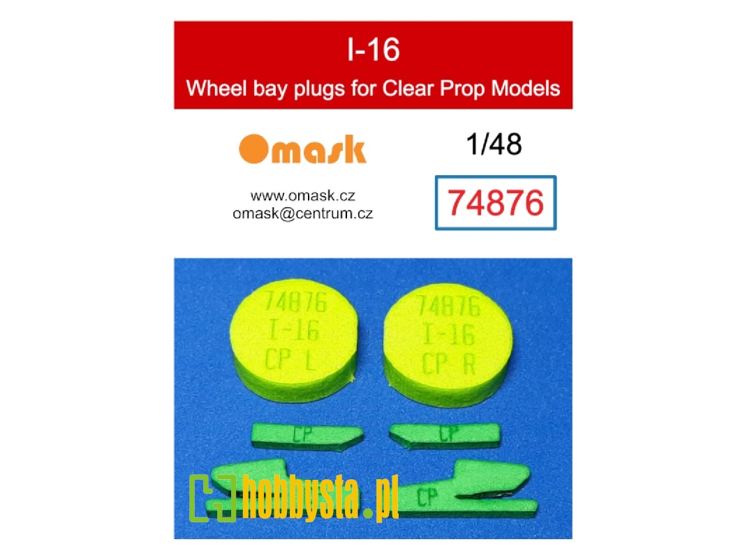 I-16 Wheel Bay Plugs (For Clear Prop Models) - image 1 I-16 Wheel Bay Plugs (For Clear Prop Models) - image 1