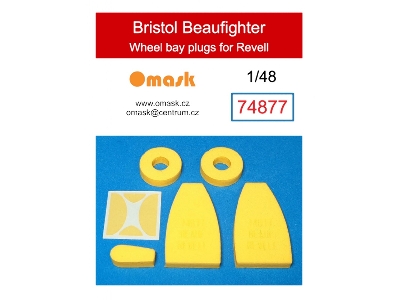 Bristol Beaufighter Wheel Bay Plugs (For Revell 03943, 03854) - image 1