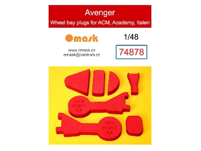 Avenger Wheel Bay Plugs (For Accurate Miniatures, Academy, Italeri) - image 1