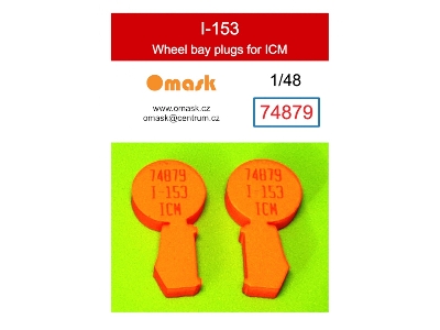 I-153 Wheel Bay Plugs (For Icm 48095, 48096, 48099) - image 1