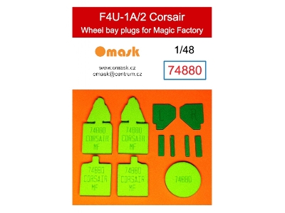 F4u-1a/2 Corsair Wheel Bay Plugs (For Magic Factory 5001) - image 1
