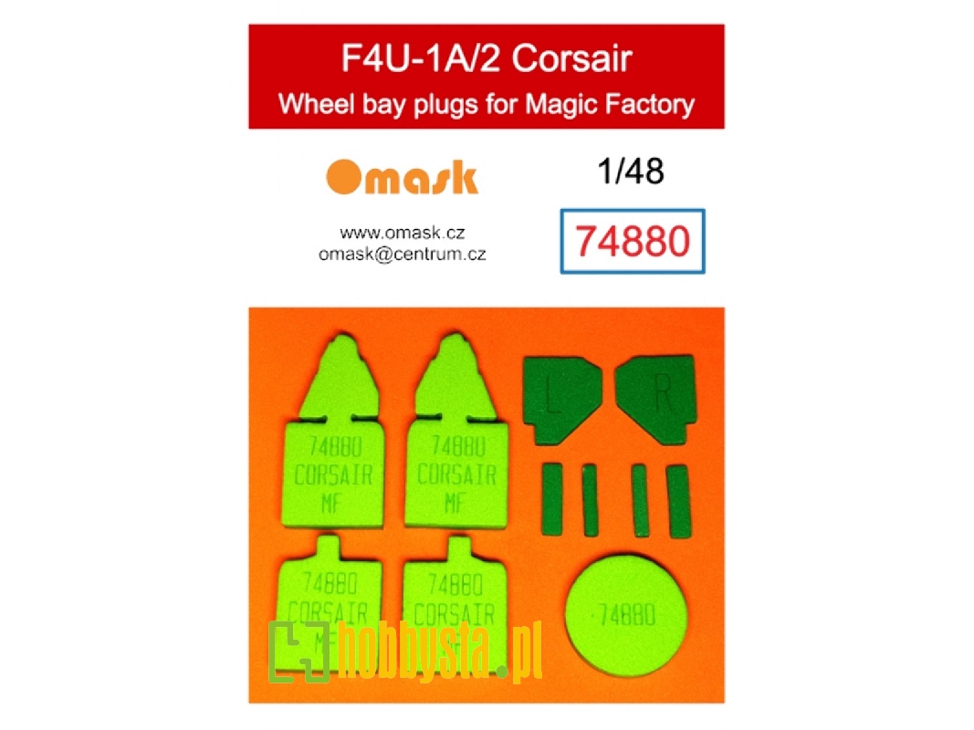 F4u-1a/2 Corsair Wheel Bay Plugs (For Magic Factory 5001) - image 1 F4u-1a/2 Corsair Wheel Bay Plugs (For Magic Factory 5001) - image 1