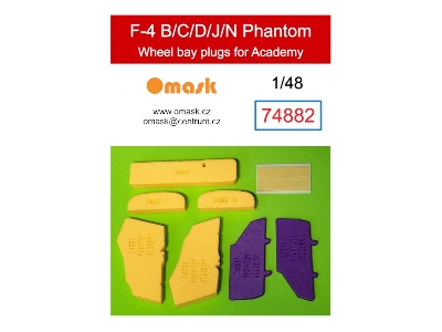 F-4 B/C/D/J/N Phantom Wheel Bay Plugs (For Academy) - image 1