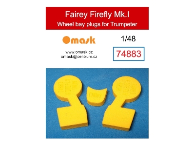 Fairey Firefly Mk.I Wheel Bay Plugs (For Trumpeter) - image 1