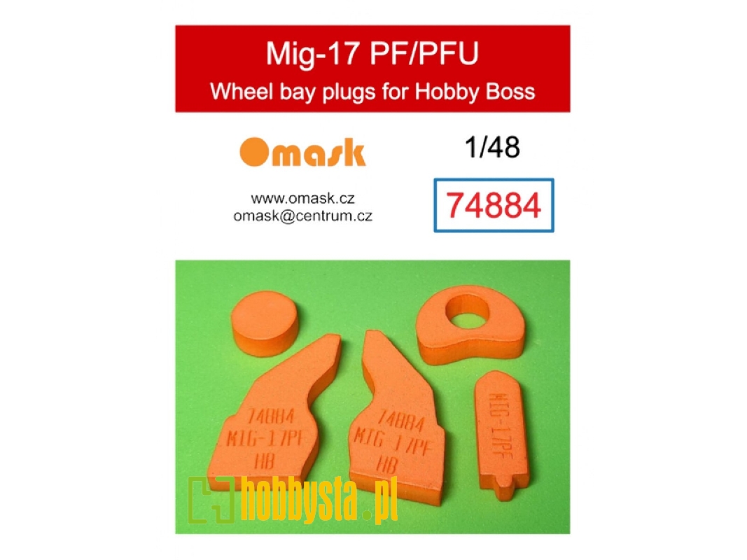 Mig-17 Pf/Pfu Wheel Bay Plugs (For Hobbyboss) - image 1 Mig-17 Pf/Pfu Wheel Bay Plugs (For Hobbyboss) - image 1