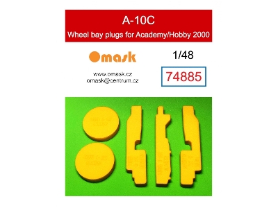 A-10c Wheel Bay Plugs (For Academy/Hobby 2000) - image 1