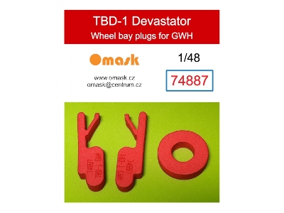 Tbd-1 Devastator Wheel Bay Plugs (For Gwh) - image 1