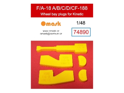 F/A-18 A/B/C/D/Cf-188 Wheel Bay Plugs (For Kinetic) - image 1