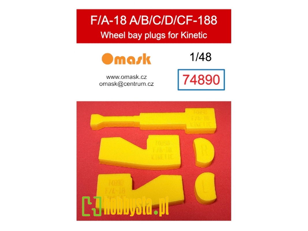 F/A-18 A/B/C/D/Cf-188 Wheel Bay Plugs (For Kinetic) - image 1 F/A-18 A/B/C/D/Cf-188 Wheel Bay Plugs (For Kinetic) - image 1