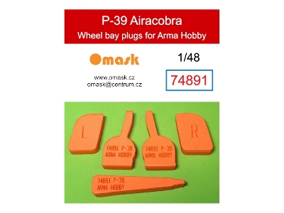 P-39 Airacobra Wheel Bay Plugs (For Arma Hobby) - image 1
