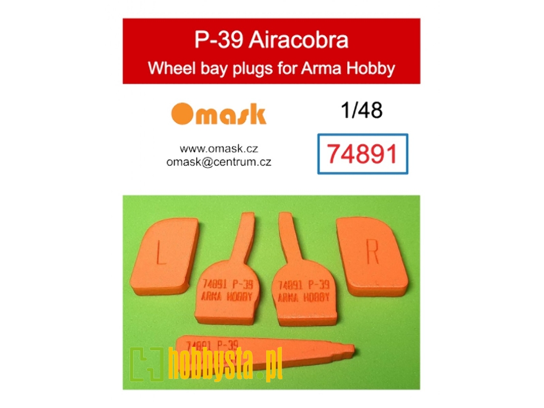 P-39 Airacobra Wheel Bay Plugs (For Arma Hobby) - image 1 P-39 Airacobra Wheel Bay Plugs (For Arma Hobby) - image 1
