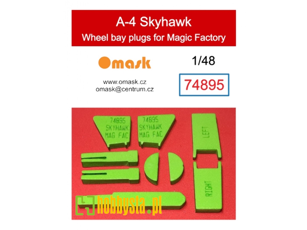 Douglas A-4 Skyhawk - Wheel Bay Plugs (For Magic Factory) - image 1 Douglas A-4 Skyhawk - Wheel Bay Plugs (For Magic Factory) - image 1