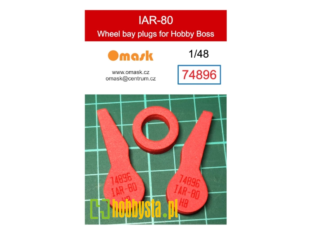 Iar-80 - Wheel Bay Plugs (For Hobby Boss) - image 1 Iar-80 - Wheel Bay Plugs (For Hobby Boss) - image 1