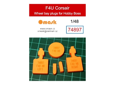 Vought F4u Corsair - Wheel Bay Plugs (For Hobby Boss) - image 1