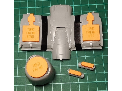Vought F4u Corsair - Wheel Bay Plugs (For Hobby Boss) - image 2