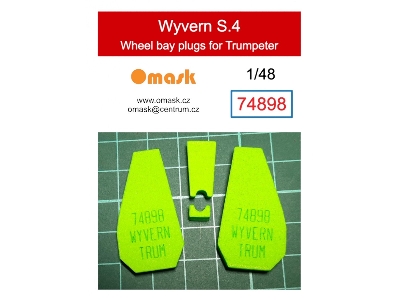 Wyvern S.4 - Wheel Bay Plugs (For Trumpeter) - image 1