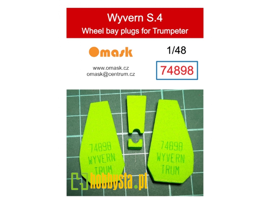 Wyvern S.4 - Wheel Bay Plugs (For Trumpeter) - image 1 Wyvern S.4 - Wheel Bay Plugs (For Trumpeter) - image 1