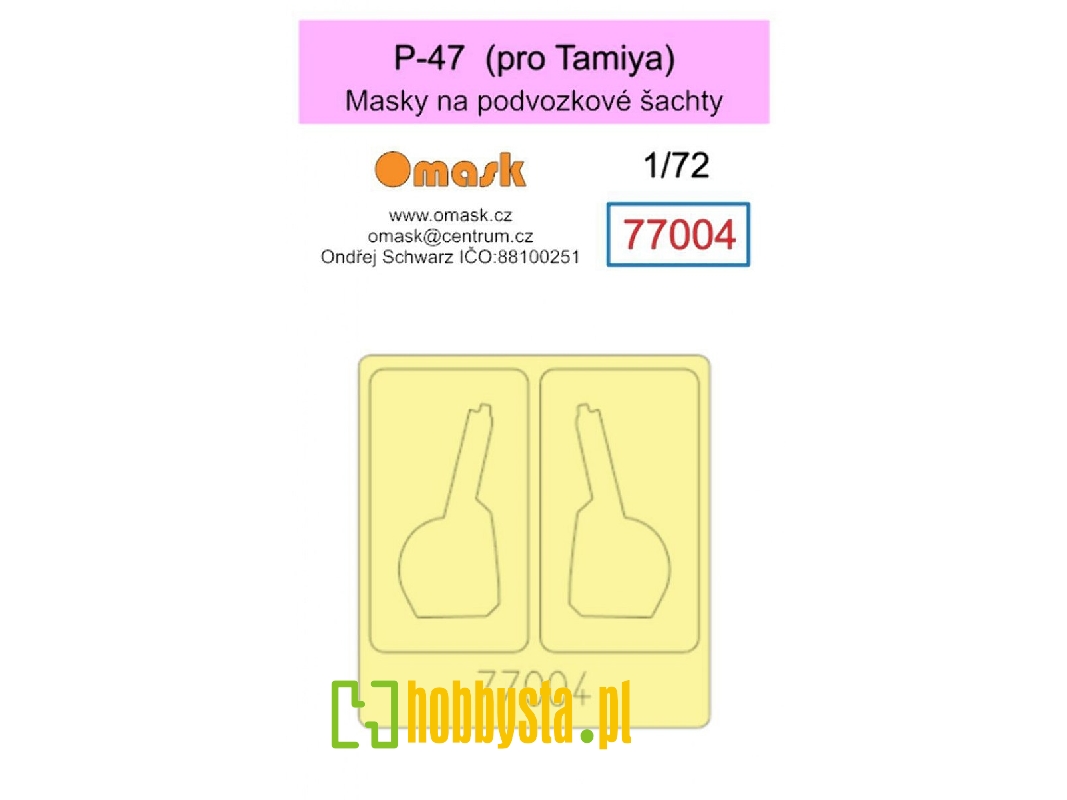 Republic P-47 Masks (For Tamiya Kits) - image 1 Republic P-47 Masks (For Tamiya Kits) - image 1