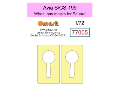 Avia S/Cs-199 Masks (For Eduard Kits) - image 1