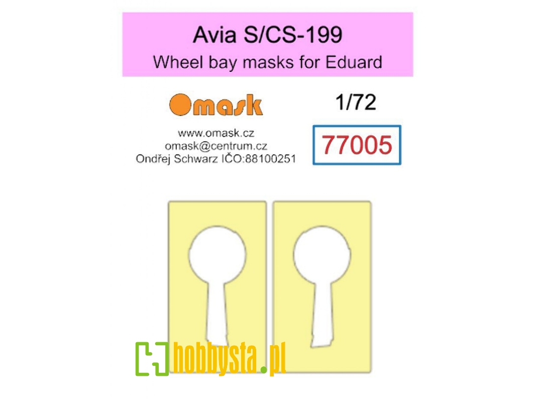 Avia S/Cs-199 Masks (For Eduard Kits) - image 1 Avia S/Cs-199 Masks (For Eduard Kits) - image 1