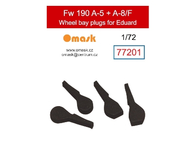 Focke-wulf Fw-190 A-5 / A-8 / F Wheel Bay Plugs (For Eduard Kits) - image 1